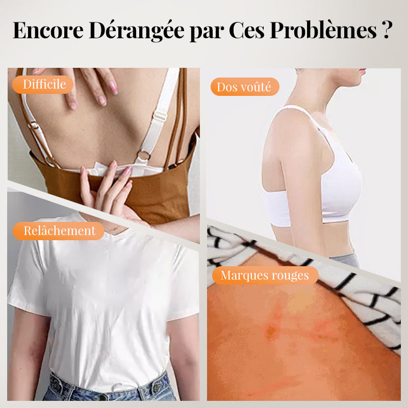 Soutien-gorge Push-up Confortable Sans Coutures avec Fermeture Frontale pour Femmes