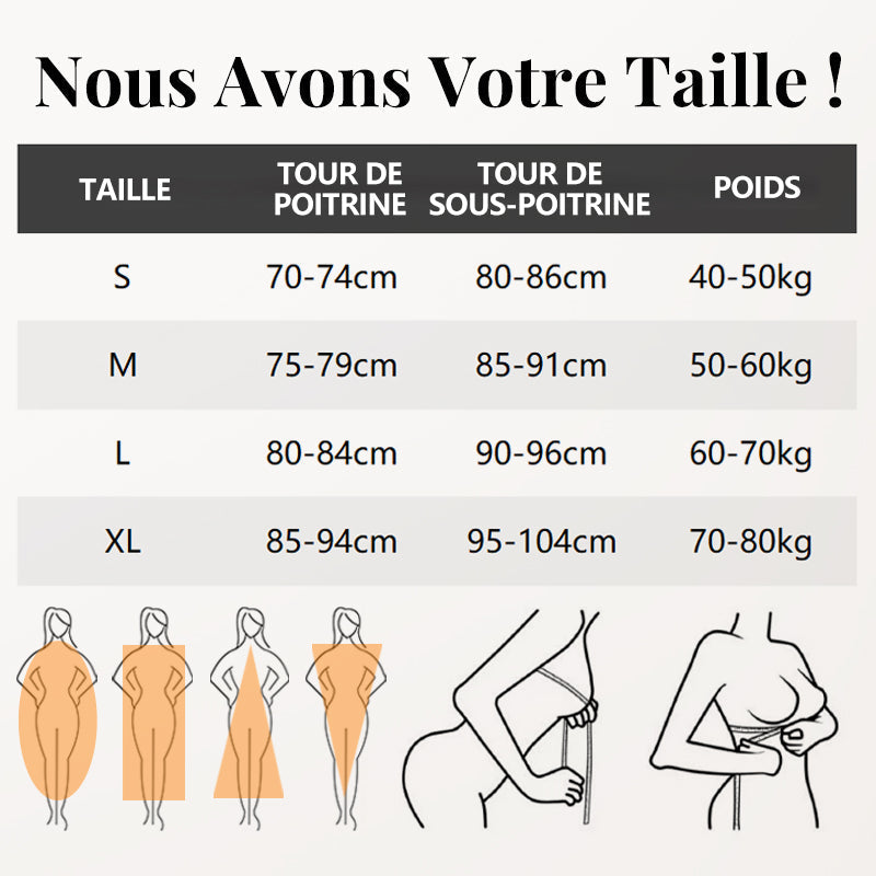 Soutien-gorge Push-up Confortable Sans Coutures avec Fermeture Frontale pour Femmes